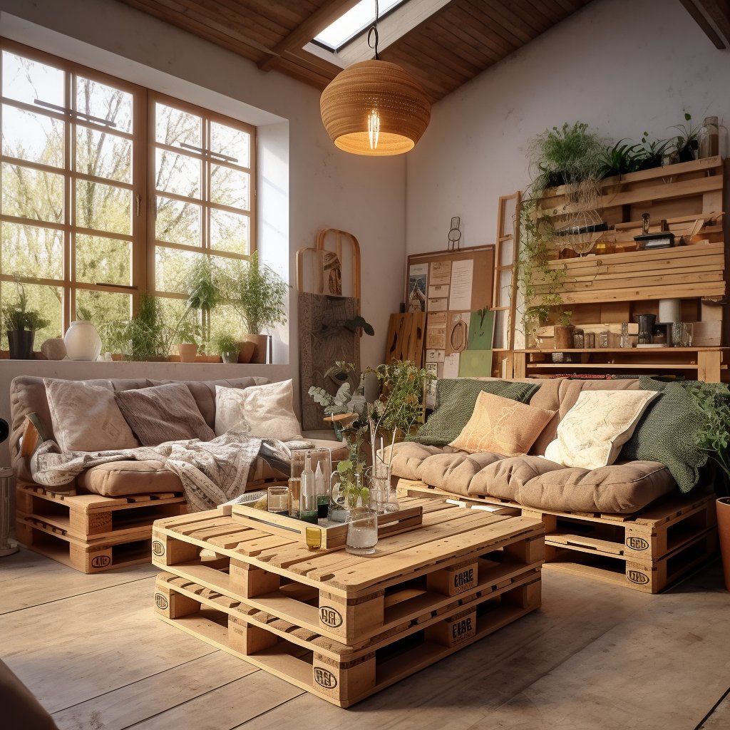 De charme van pallets in huisdecoratie