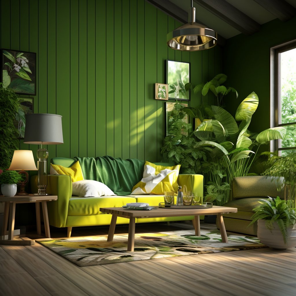 Waarom groen het nieuwe zwart is in woondecoratie