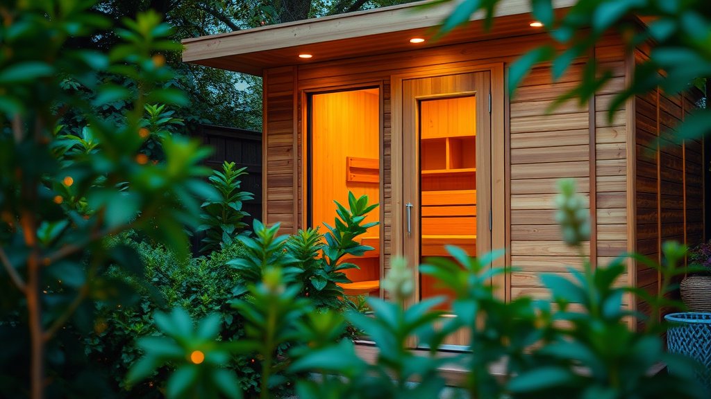Voordelen van een sauna in de tuin voor gezondheid en ontspanning